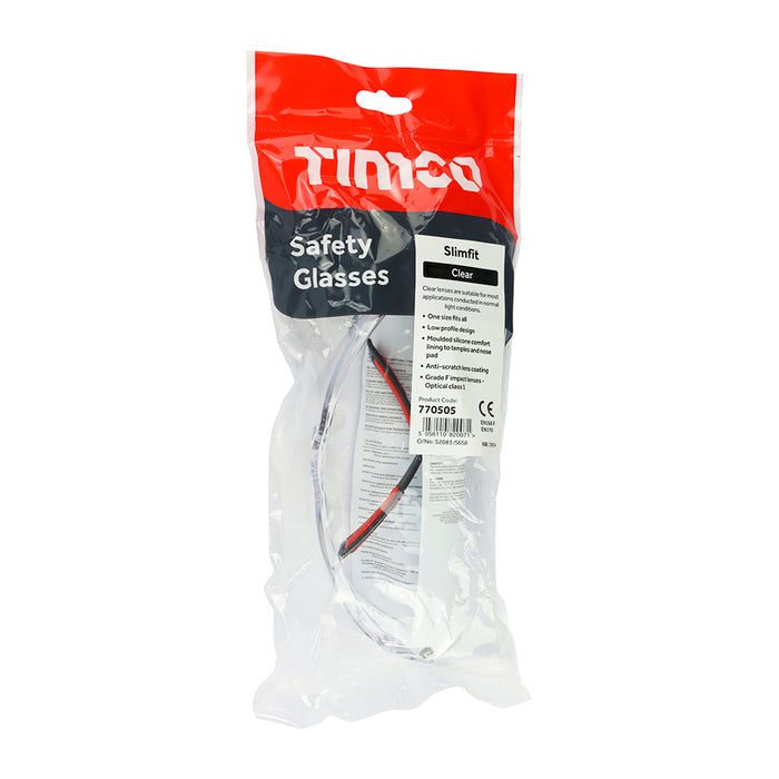 Slimfit Safety Glasses - Clear