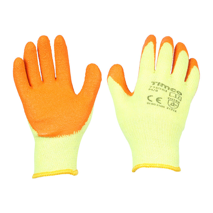 Eco-Grip Gloves - Crinkle Latex Coated Polycotton - Multi Pack