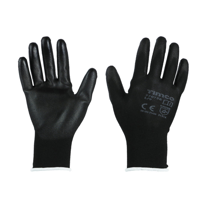 Durable Grip Gloves - PU Coated Polyester