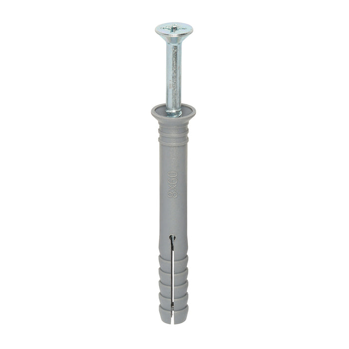 Nylon Hammer Fixing - PZ - Zinc