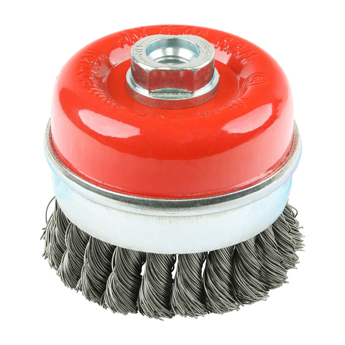 Angle Grinder Cup Brush - Twisted Knot Steel Wire