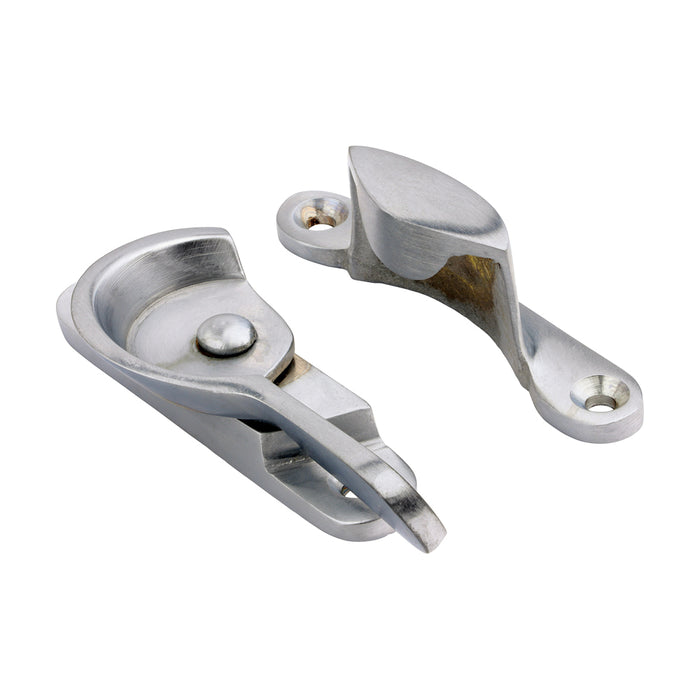 Fitch Pattern Sash Fastener - Satin Chrome