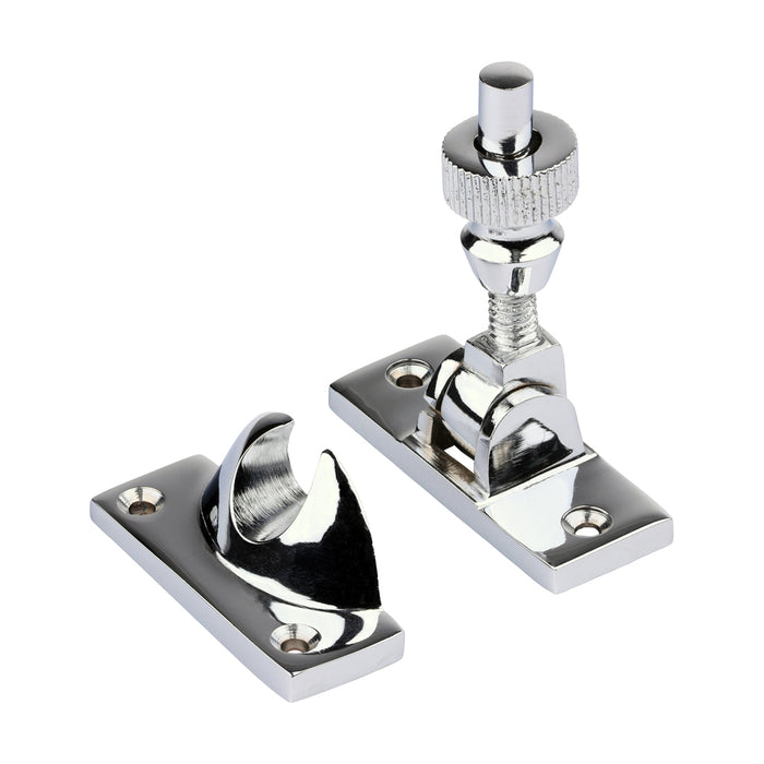 Brighton Pattern Sash Fastener - Polished Chrome