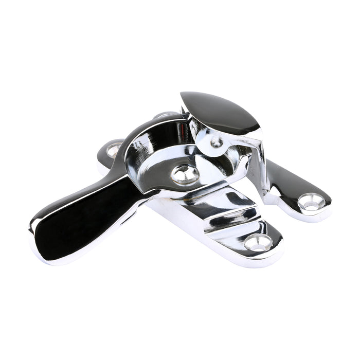 Fitch Pattern Sash Fastener - Polished Chrome