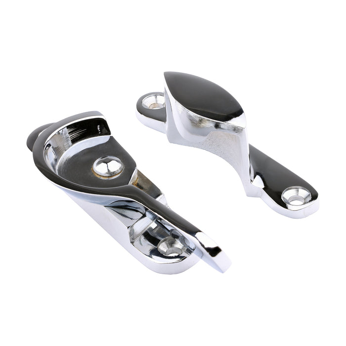 Fitch Pattern Sash Fastener - Polished Chrome