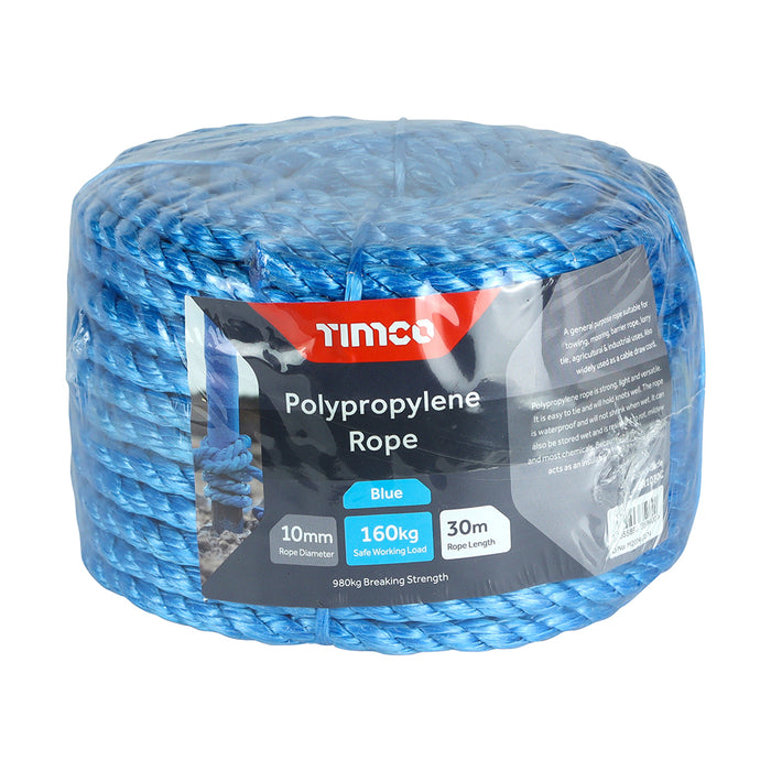 Polypropylene Rope - Blue - Coil