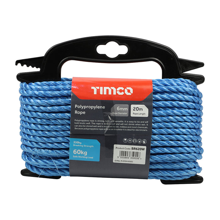 Polypropylene Rope - Blue - Winder