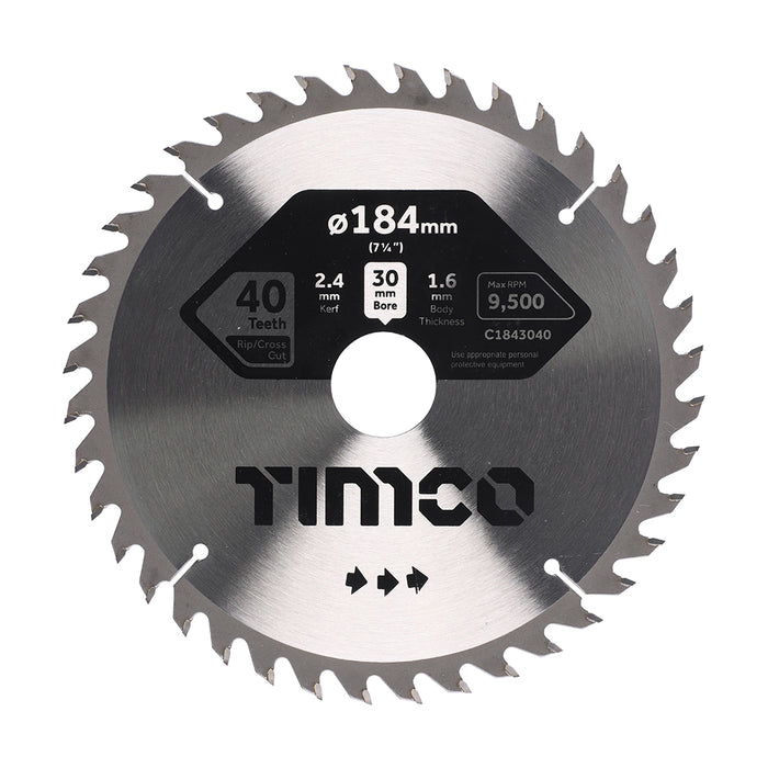 Circular Saw Blade - Trimming/Crosscut - Medium/Fine