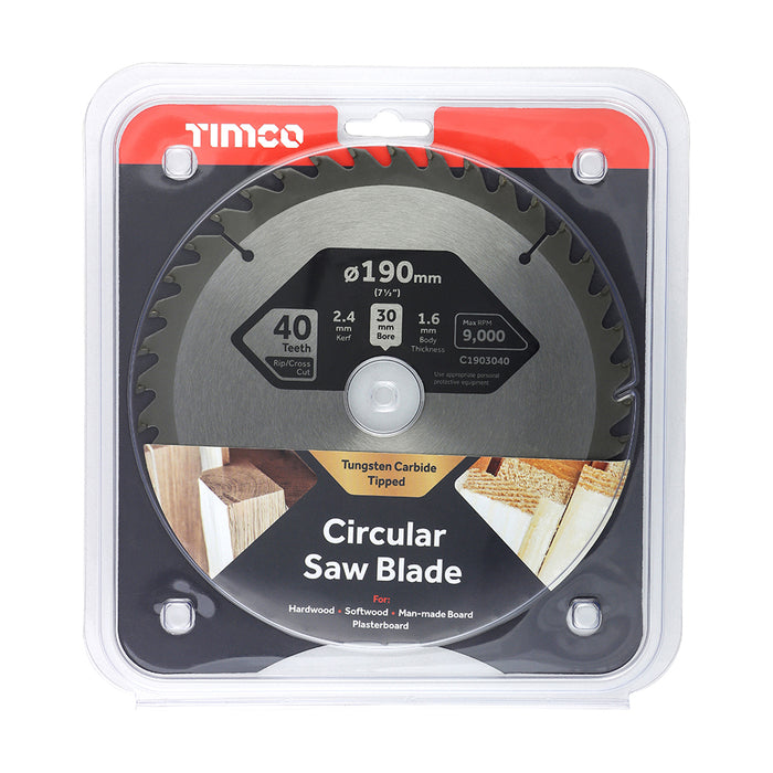 Circular Saw Blade - General Purpose - Coarse/Medium