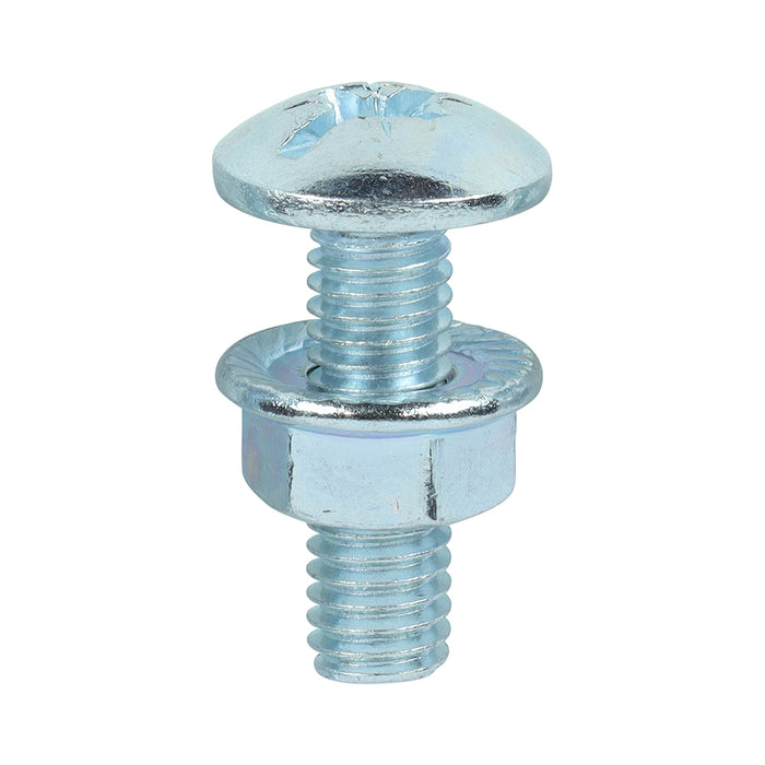 Cable Tray Bolts with Flange Nuts - Zinc