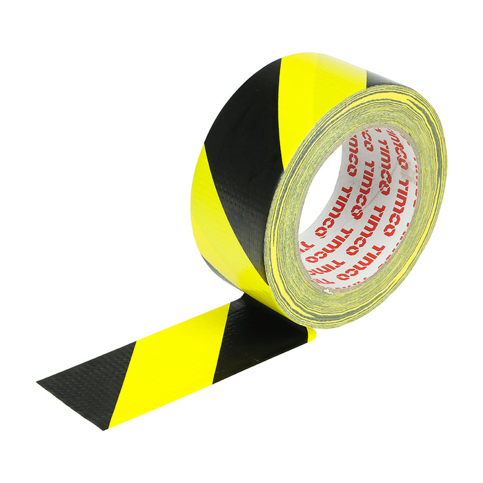 Hazard Warning Cloth Tape - Yellow and Black