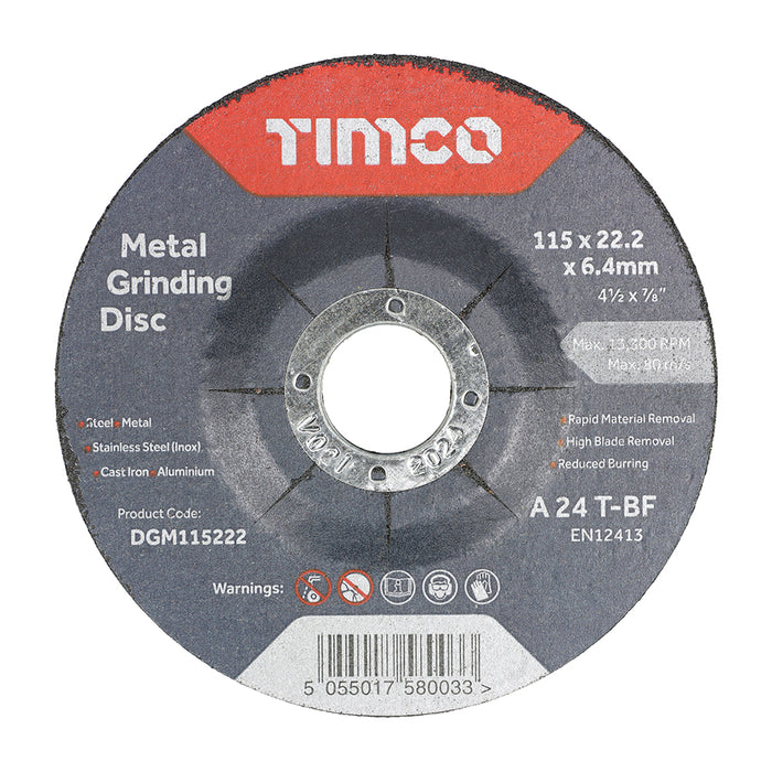 Bonded Abrasive Disc - For Grinding