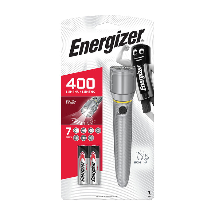 Energizer® LED Vision HD Metal Handheld Torch - 400 Lumen