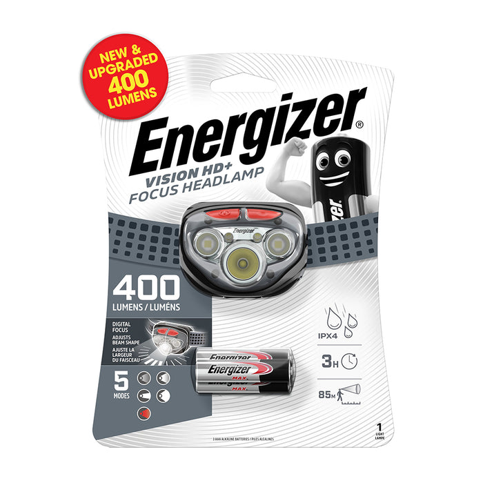 Energizer® LED Vision HD+ Focus Headlamp - 400 Lumen
