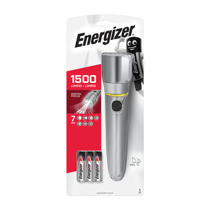 Energizer® LED Vision HD Metal Handheld Torch - 1500 Lumen