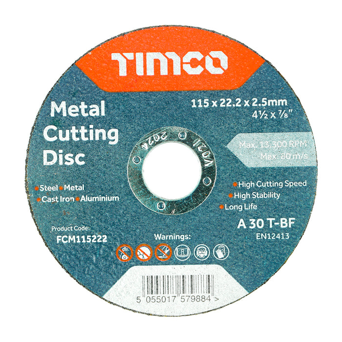 Bonded Abrasive Disc - For Cutting