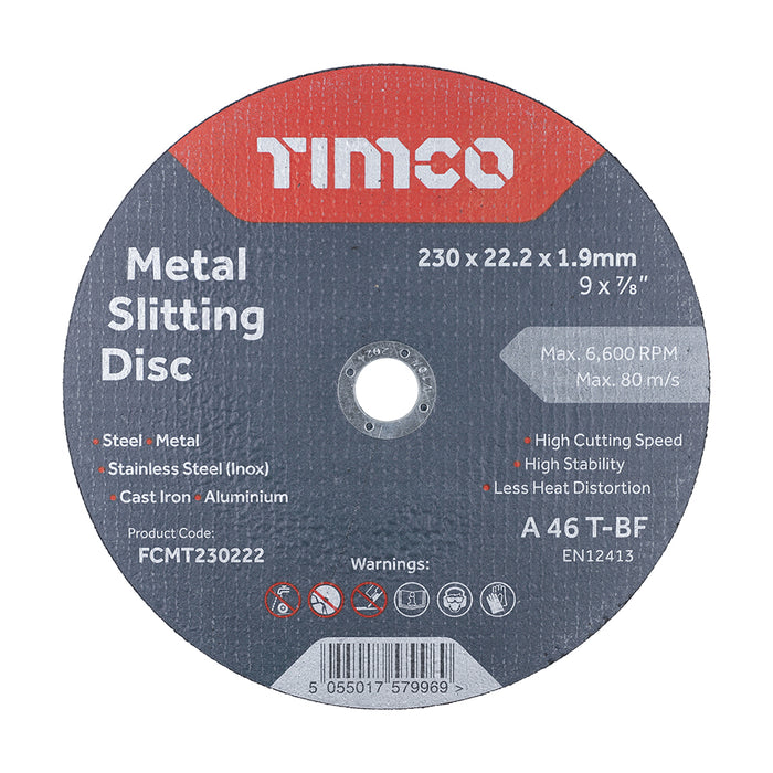 Bonded Abrasive Disc - For Cutting