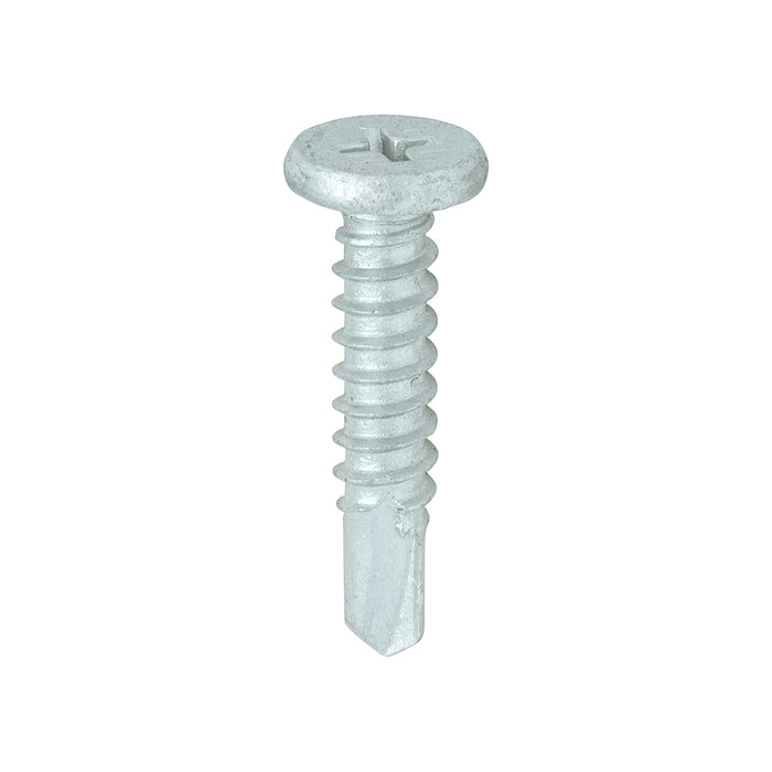 Metal Construction Sheet & Framing Screws - PH - Low Profile Pancake - Exterior - Silver Organic