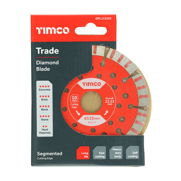 Trade Diamond Blade - Segmented