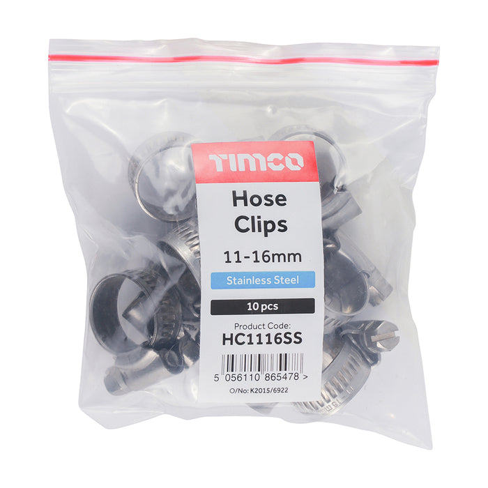 Hose Clips - Stainless Steel