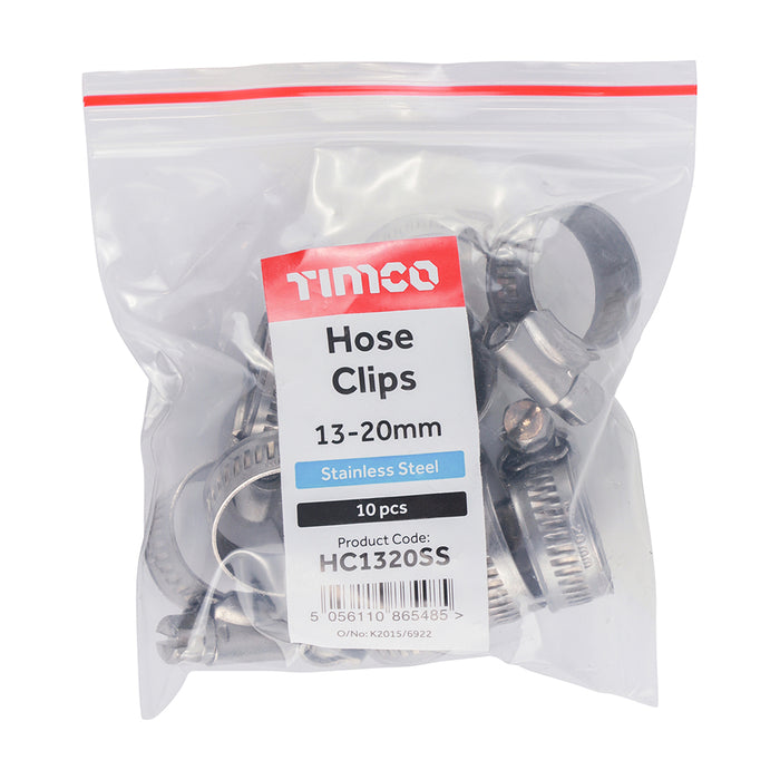 Hose Clips - Stainless Steel