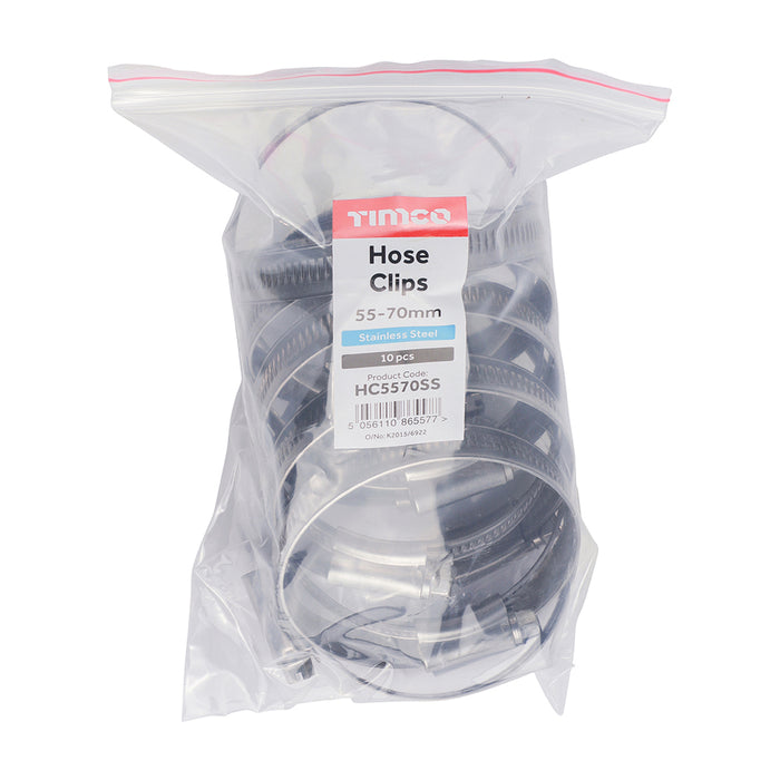 Hose Clips - Stainless Steel