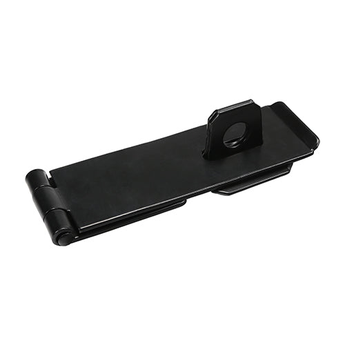 Safety Pattern Hasp & Staple - Black