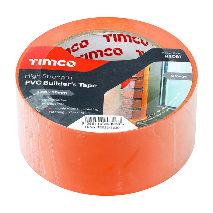 High Strength PVC Builder's Tape