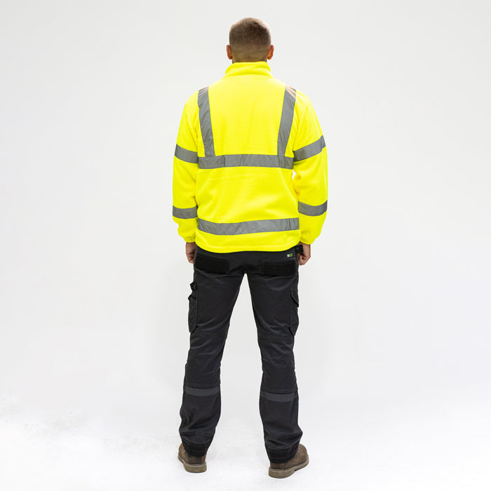 Hi-Visibility Fleece Jacket - Yellow