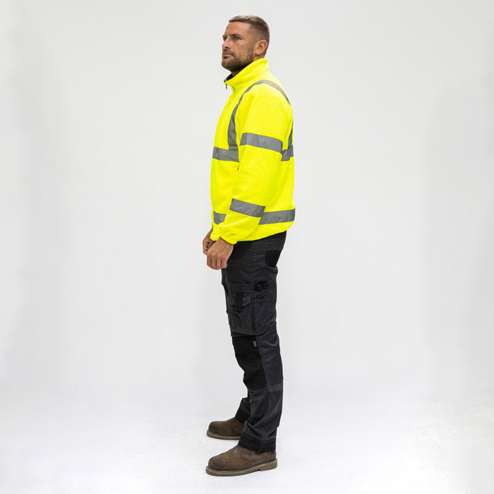 Hi-Visibility Fleece Jacket - Yellow