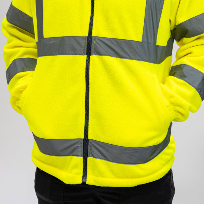 Hi-Visibility Fleece Jacket - Yellow