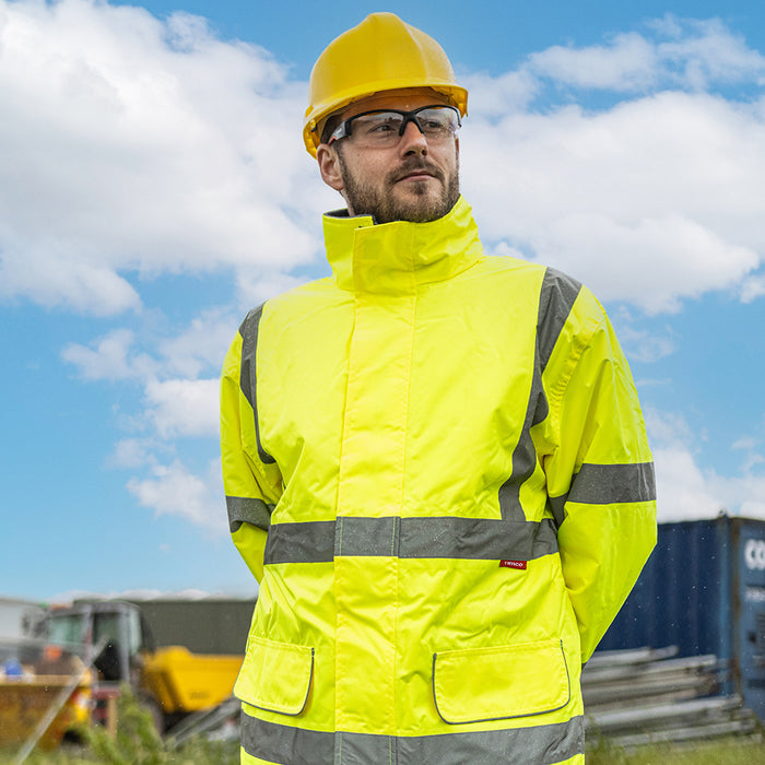 Hi-Visibility Parka Jacket - Yellow