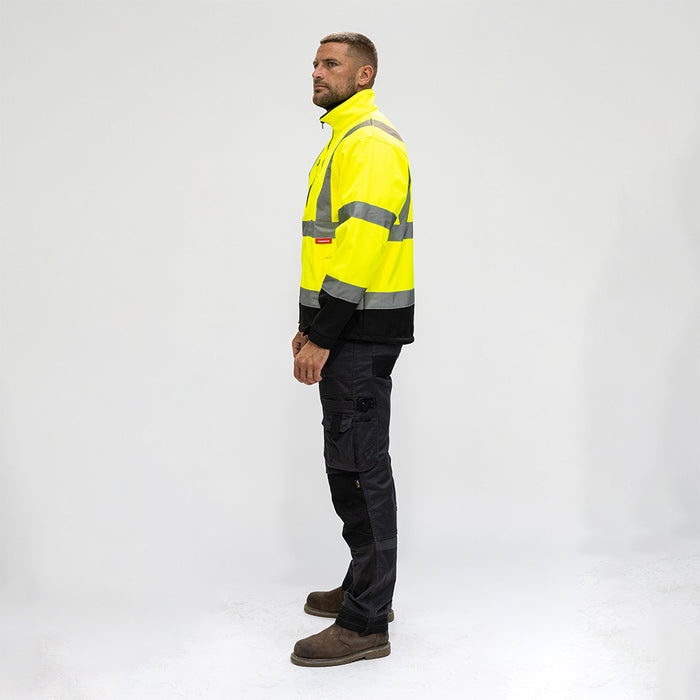 Hi-Visibility Softshell Jacket - Yellow