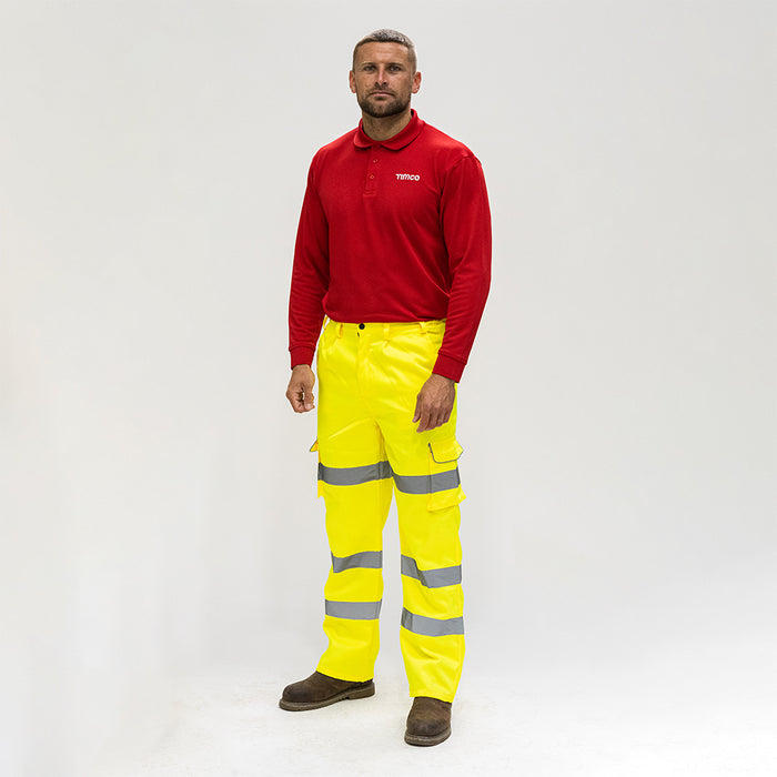 Hi-Visibility Executive Trousers - Yellow