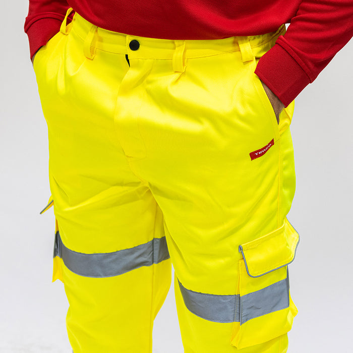 Hi-Visibility Executive Trousers - Yellow