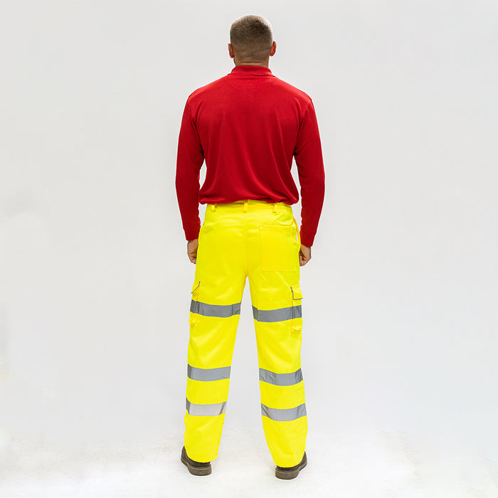 Hi-Visibility Executive Trousers - Yellow