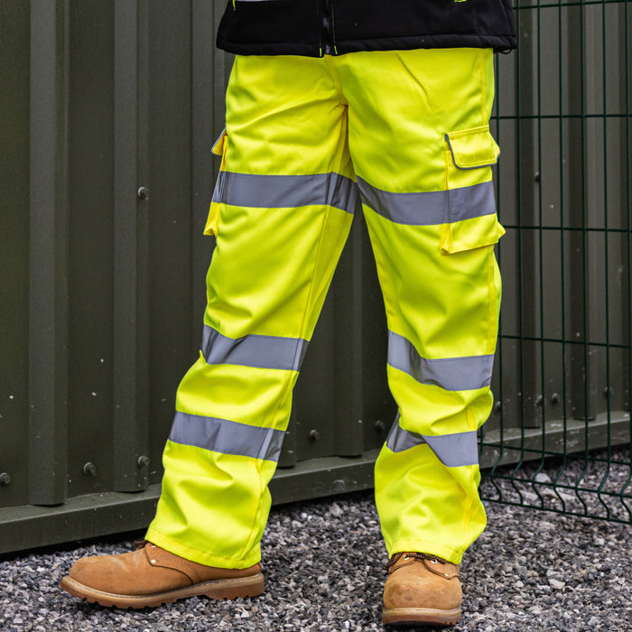 Hi-Visibility Executive Trousers - Yellow