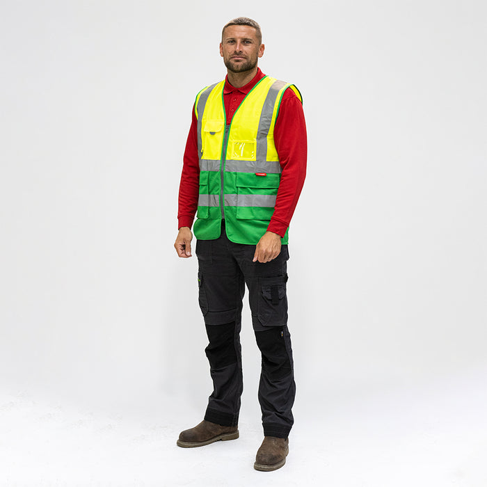 Hi-Visibility Executive Vest - Yellow & Green