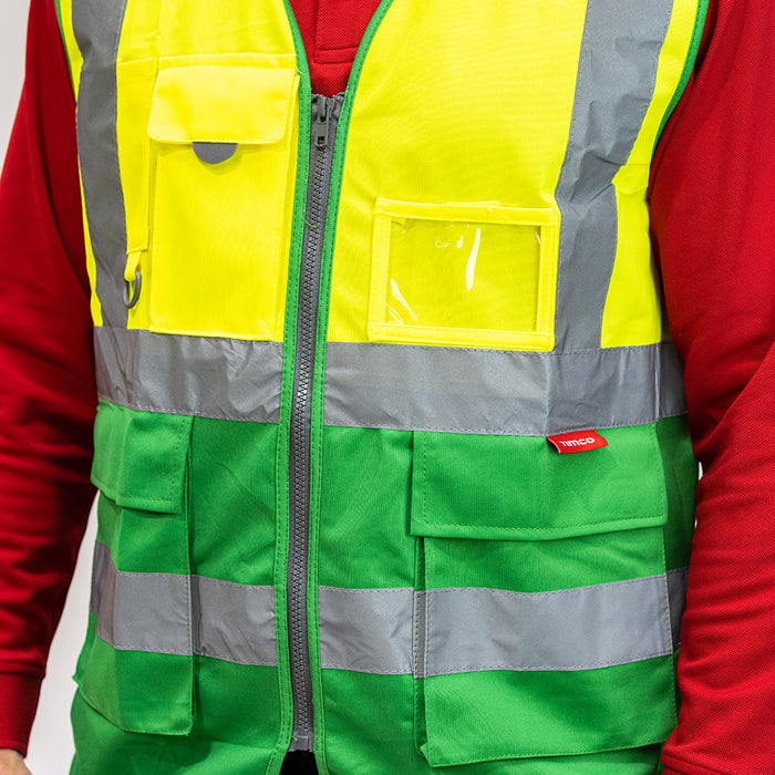 Hi-Visibility Executive Vest - Yellow & Green