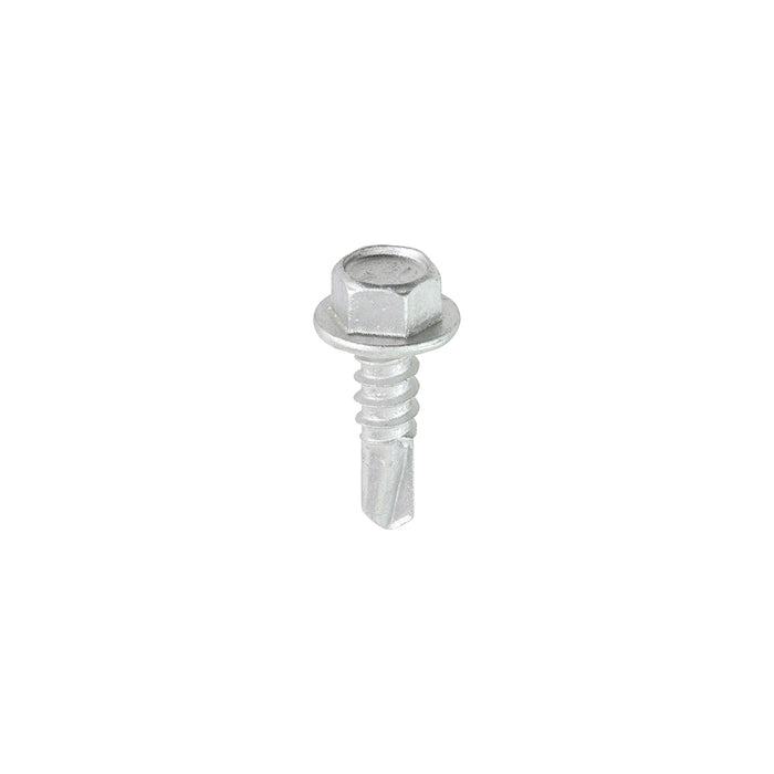 Metal Construction Light Section Screws - Hex - Self-Drilling - Exterior - Silver Organic