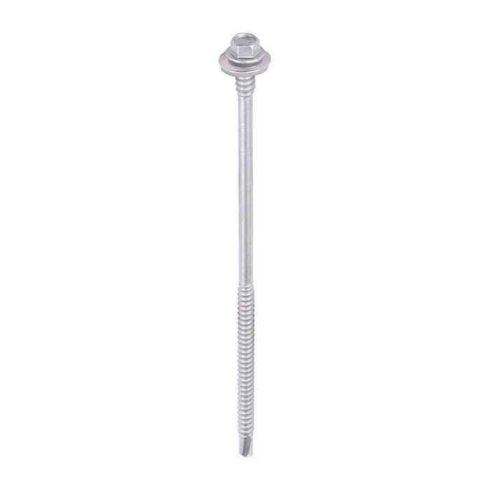 Metal Construction Composite Panel Screws - Hex - EPDM Washer - Self-Drilling - Exterior - Silver Organic