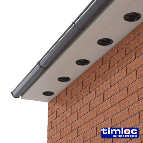 Timloc Push-in Soffit Vent - Grey - 1139