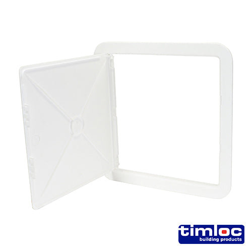 Timloc Access Panel - Plastic - Hinged - White - AP300