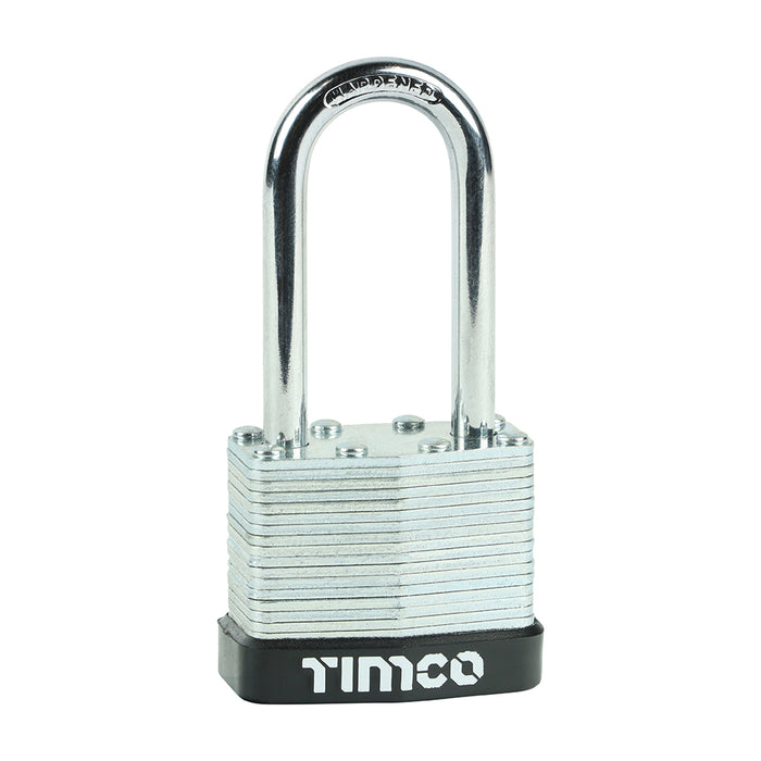 Laminated Padlock Long Shackle