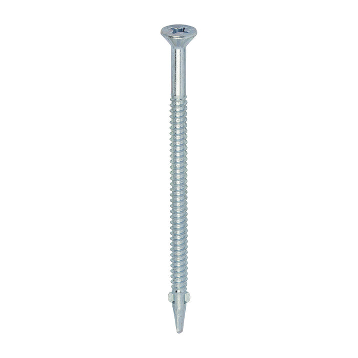 Metal Construction Timber to Light Section Screws - Countersunk - Wing-Tip - Self-Drilling - Zinc