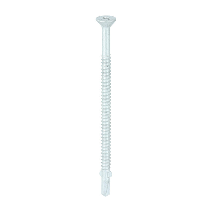 Metal Construction Timber to Light Section Screws - Countersunk - Wing-Tip - Self-Drilling - Exterior - Silver Organic