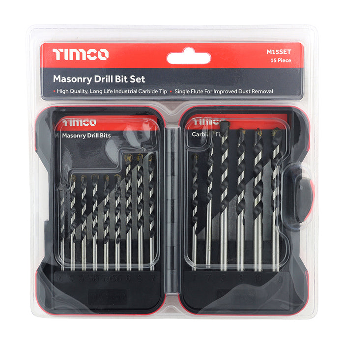 Masonry Drill Bit Set