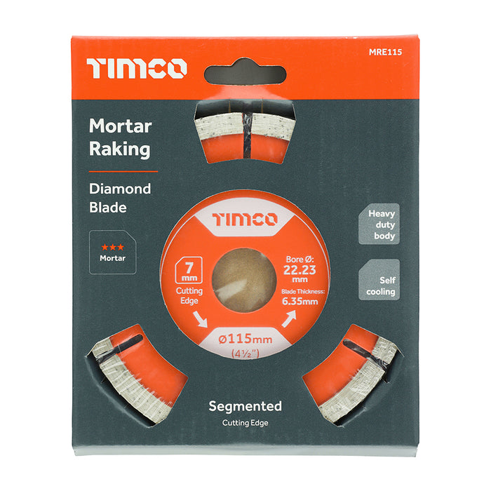 Mortar Raking Diamond Blade - Segmented