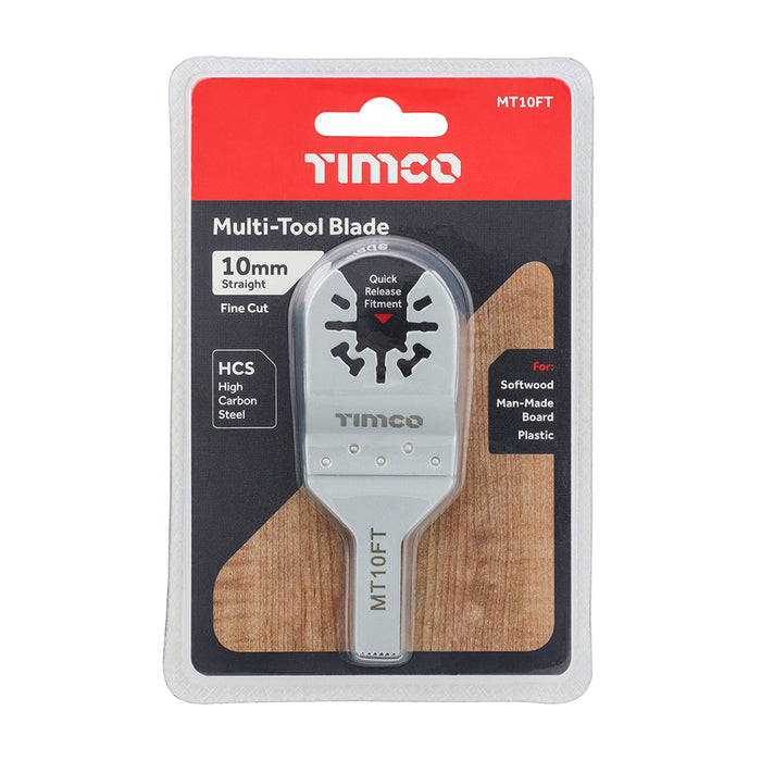 Multi-Tool Blade - Straight Fine - For Wood