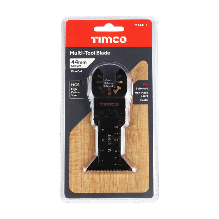 Multi-Tool Blades - Straight Fine - For Wood